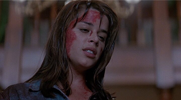 Neve Campbell en el papel de Sidney Prescott