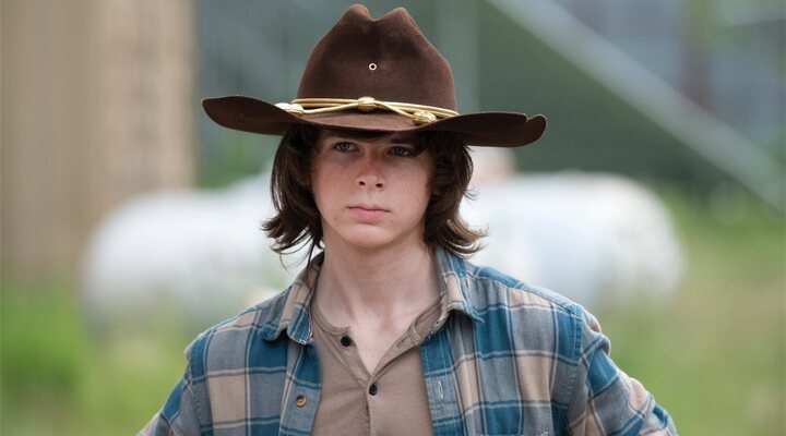  Chandler Riggs en 'The Walking Dead'