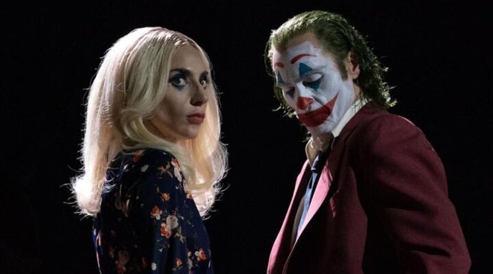 Lady Gaga como Harley Quinn y Joaquin Phoenix como Joker en 'Joker: Folie á Deux' (Warner Bros.)