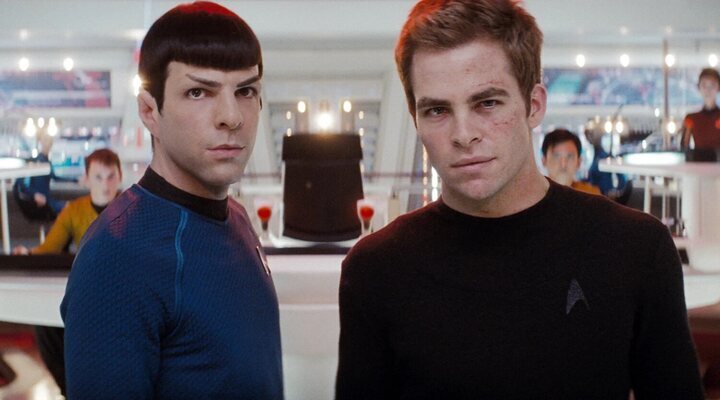 Zachary Quinto y Chris Pine