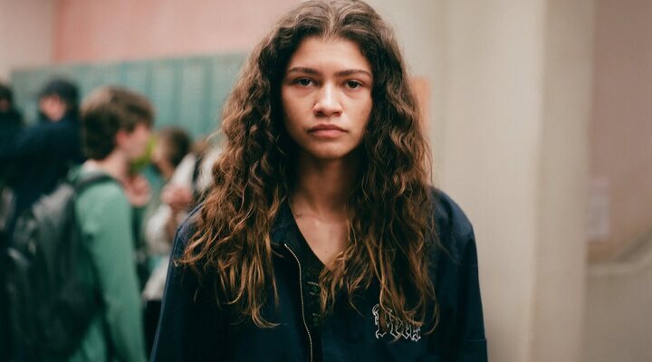 Zendaya en la temporada 2 de 'Euphoria'