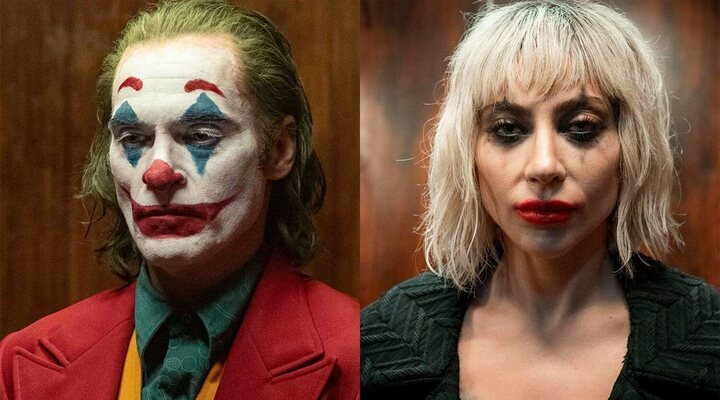 Joaquin Phoenix como el Joker y Lady Gaga como Harley Quinn en 'Joker: Folie à Deux'