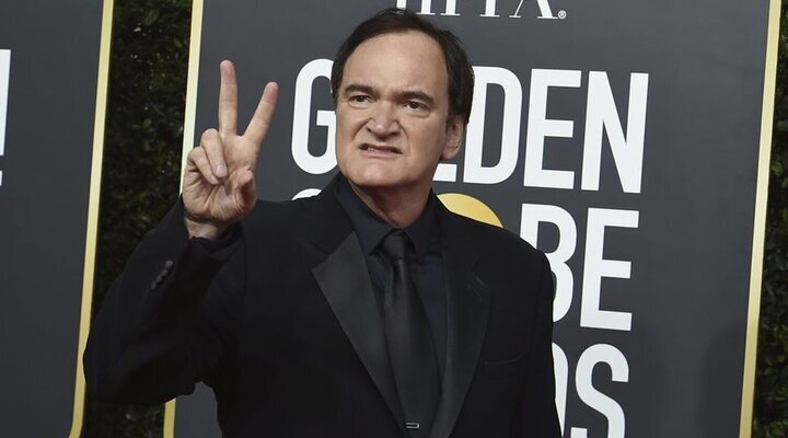 Quentin Tarantino en la alfombra roja de los Globos de Oro 2020 (GTRES)