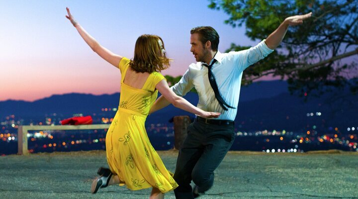 Baile de Emma Stone y Ryan Gosling en 'La La Land'