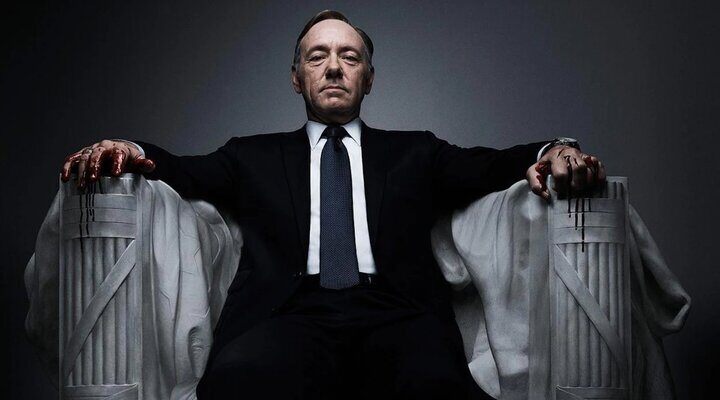 Kevin Spacey en 'House of Cards'