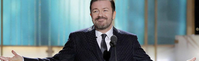 Ricky Gervais en los Globos de Oro