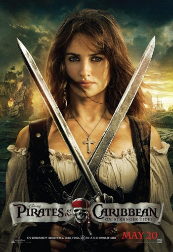 Penelope Cruz en Piratas del Caribe en mareas misteriosas