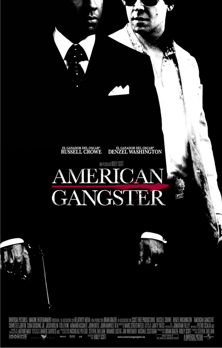 Cartel en castellano de 'American gangster'