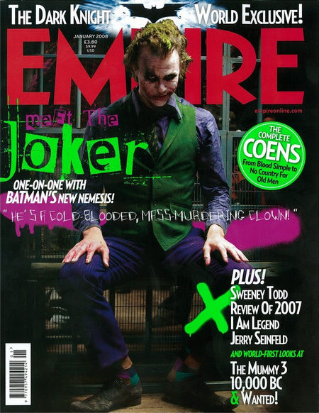 La revista Empire presenta oficialmente al Joker