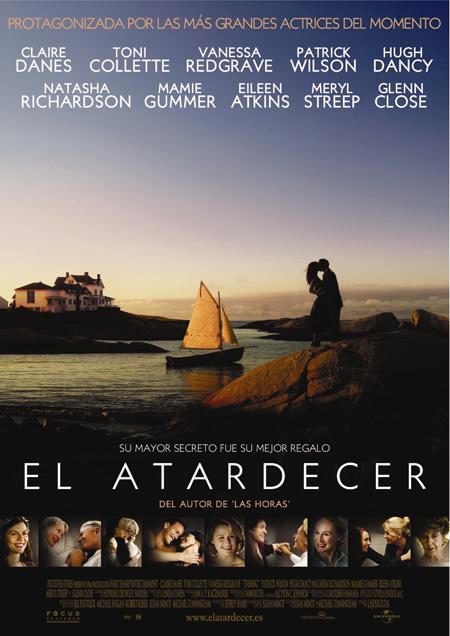 Cartel en español de 'El atardecer'