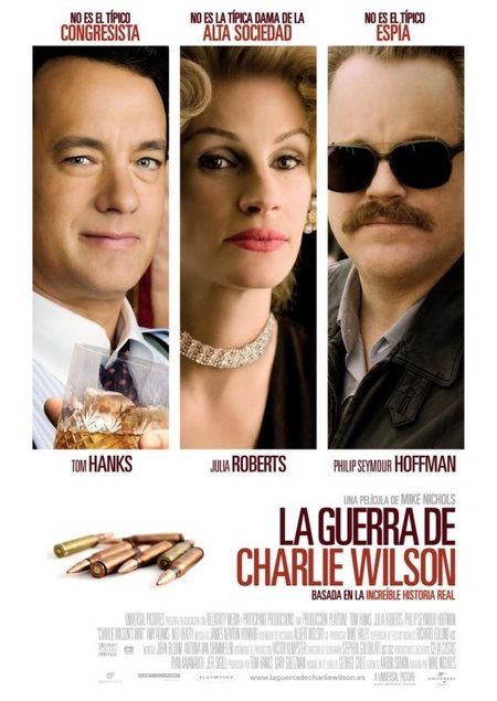 Cartel en español de 'La guerra de Charlie Wilson'