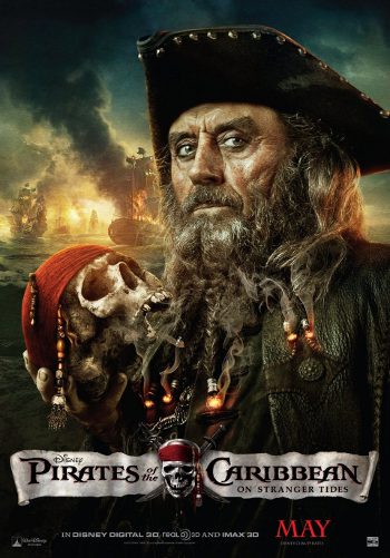 Barbanegra en el nuevo póster de 'Piratas del Caribe: en mareas misteriosas'