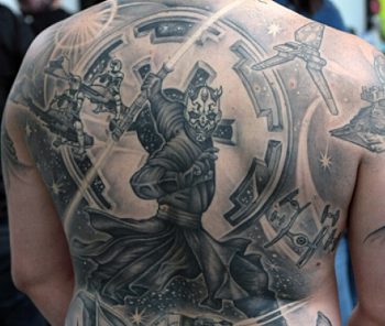 Tatuaje de La guerra de las galaxias