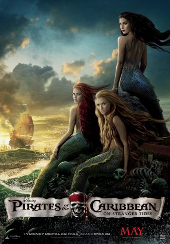 Las sirenas protagonizan el último póster de 'Piratas del Caribe: en mareas misteriosas'