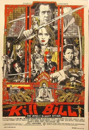 Poster de Tyler Stout de Kill Bill