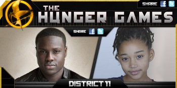 Dayo Okeniyi y Amanda Stenberg son Thresh y Rue en Los juegos del hambre