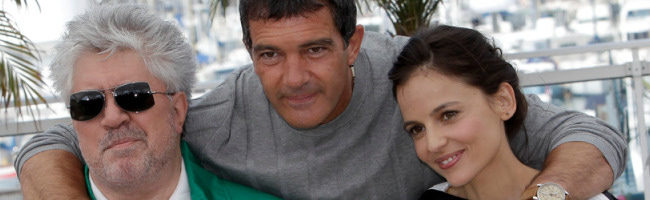 Pedro Almodovar, Antonio Banderas y Elena Anaya en Cannes