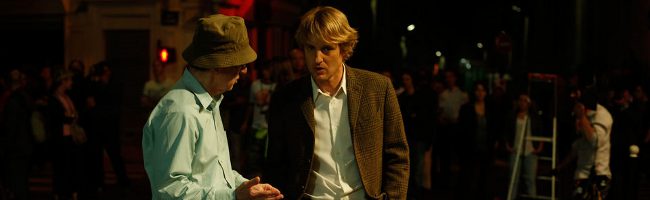 Woody Allen y Owen Wilson en Medianoche en Paris