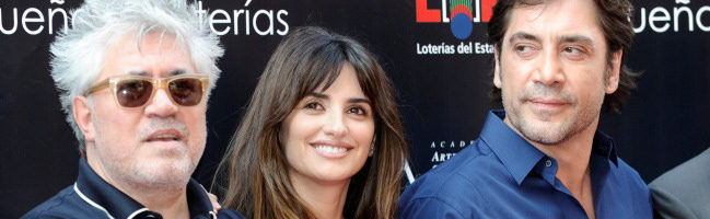 Pedro Almodóvar, Penélope Cruz y Javier Bardem