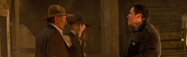 Harrison Ford en el set de Cowboys & Aliens