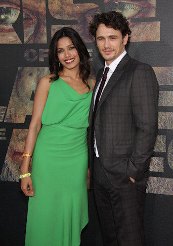 Freida Pinto y James Franco