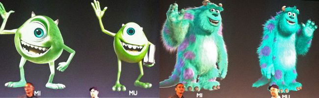 Mike y Sully en Monsters University