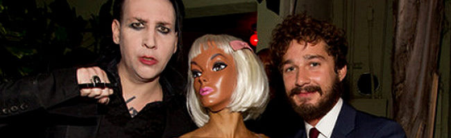 Shia LaBeouf y Marilyn Manson