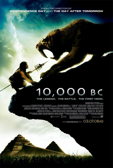 Impresionante cartel de '10.000 BC'