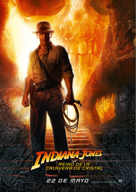 Portada de 'Indiana Jones y el Reino de la Calavera de Cristal'