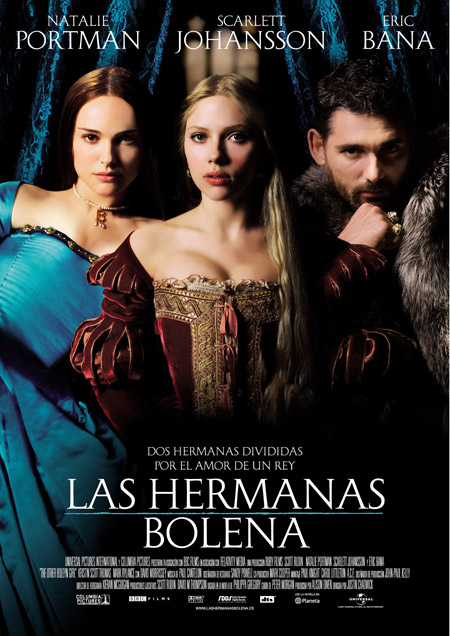 Cartel en castellano de 'Las hermanas Bolena'