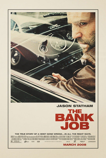 Primer cartel oficial de 'The bank job'