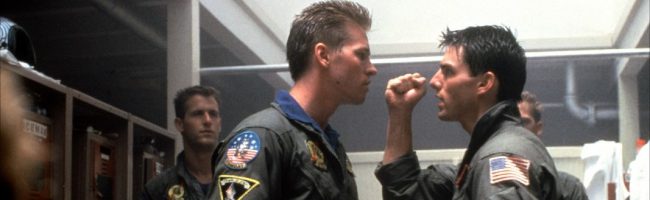 Iceman y Maverick en Top Gun