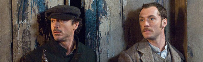 Jude Law y Robert Downey Jr en 'Sherlock Holmes 2'