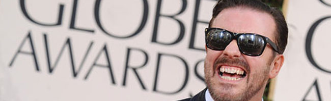 Ricky Gervais en los Globos de Oro