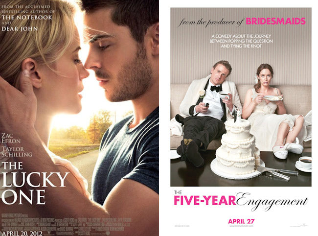 The lucky one y The five year engagement