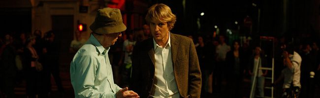 Owen Wilson y Woody Allen en Midnight in Paris