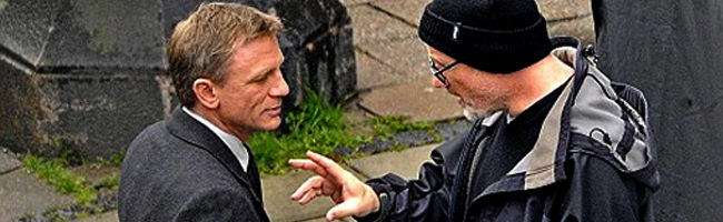 David Fincher y Daniel Craig rodando 'Los hombres que no amaban a las mujeres'