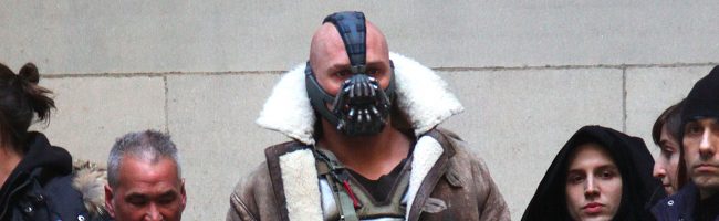 Tom Hardy como Bane en 'El caballero oscuro: la leyenda renace'