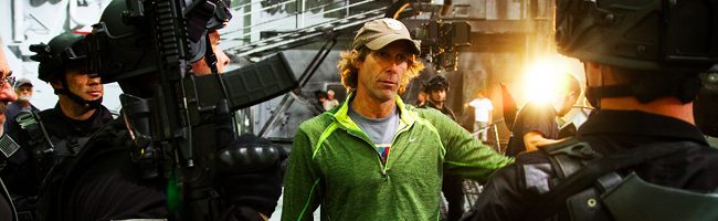 Michael Bay en el rodaje de Transformers 3