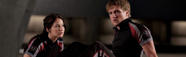 Katniss y Peeta entrenan