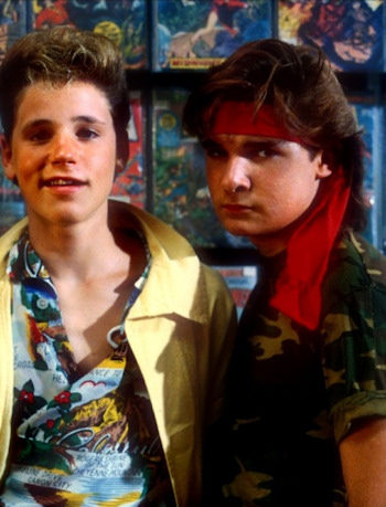 Corey Haim y Corey Feldman en Cuenta Conmigo