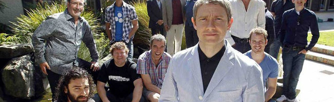 El equipo de 'El Hobbit'