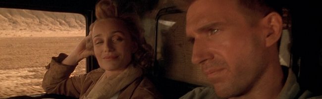 Kristin Scott Thomas y Ralph Fiennes en El paciente inglés