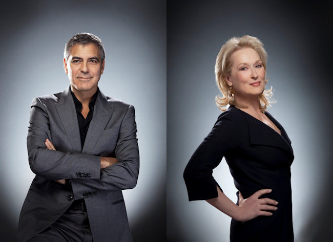 George Clooney y Meryl Streep para Out of the Character