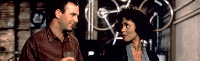 Whitney Houston y Kevin Costner en 'El guardaespaldas'