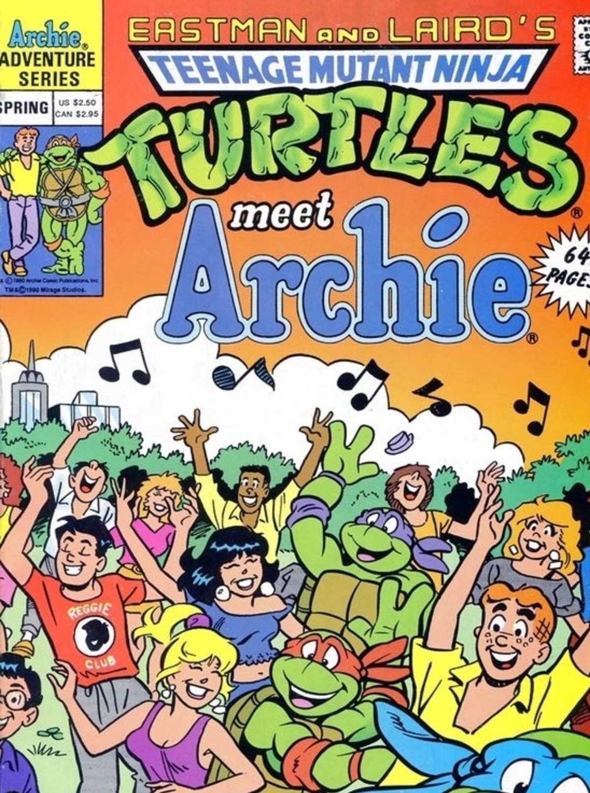 Archie salva el mundo con Las Tortugas Ninja