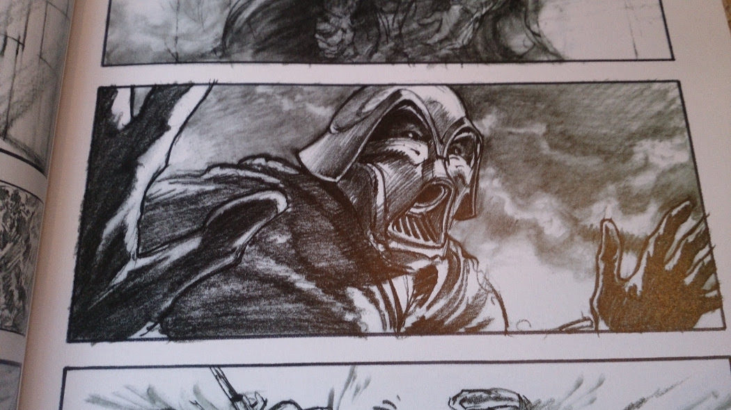 Darth Vader el "bulldog", los múltiples bocetos para el personaje