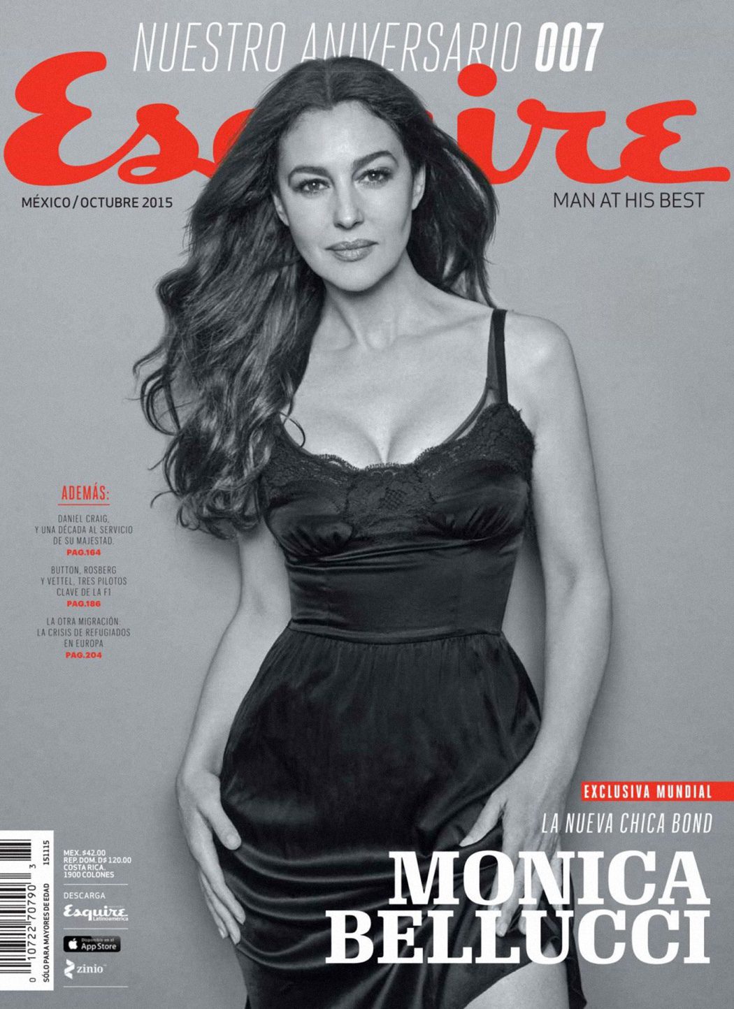 Monica Bellucci posando para Esquire