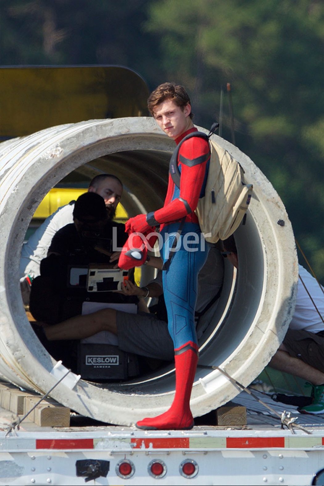 'Spider-Man: Homecoming': Nuevas imágenes de Tom Holland con el traje ...