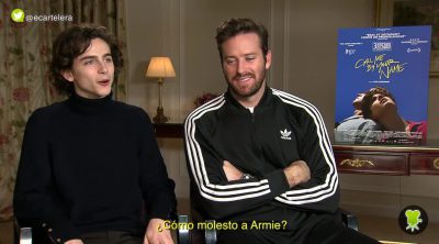 Armie Hammer: "'Call Me By Your Name' ha dado valor a gente para salir del armario"